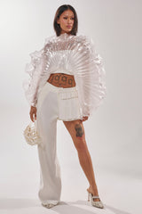 HOT AND COLD HYBRID PANT IN WHITE