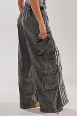 ROCK AND ROLL WIDE LEG JOGGER
