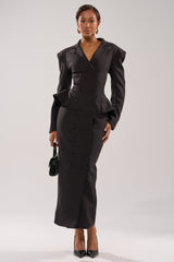 KIMMY BLAZER MAXI DRESS