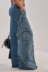 MIXED MATCH RELAXED DENIM