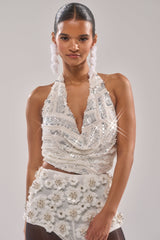 SHINE BRIGHT SEQUIN BLOUSE