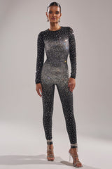 ALL ABOUT ME RHINESTONE JUMPSUIT