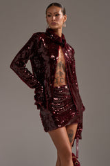 SHINING DOWN ON YOU SEQUIN BUTTON DOWN