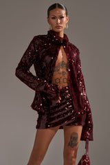 SHINING DOWN ON YOU SEQUIN BUTTON DOWN