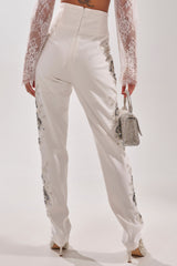 VENETIAN EMBELLISHED TROUSER
