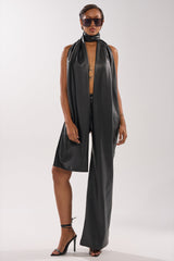 VALLY PU SCARF PANT