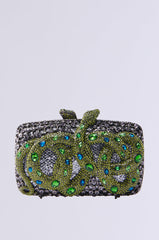 IN THE GARDEN RHINESTONE CLUTCH