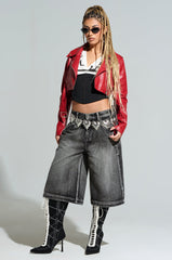 HOLD MY HEART METAL CHAIN BELT