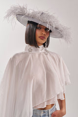 FEEL IT FEATHER BRIM HAT