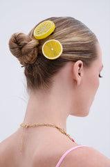 LIFE GIVES YOU LEMONS HAIR CLIP SET