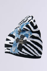 WILD ONES ZEBRA PATCH BEANIE