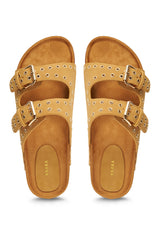 AZALEA WANG ALGEDI TAN PLATFORM SANDAL