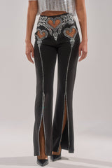 LOVE FOR YOU RHINESTONE TROUSER