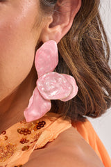 PRETTY IN PINK EARRING