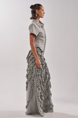 LEAH RUFFLE JUMPSUIT