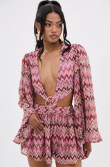 A DAY IN THE HAMPTONS KNIT ROMPER