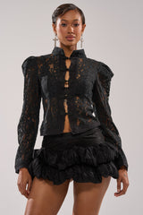 SEXY AS CAN BE LACE BLOUSE