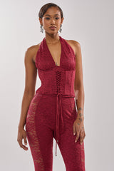 LOVE BOMB LACE CORSET