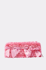 WITH A BOW CLUTCH