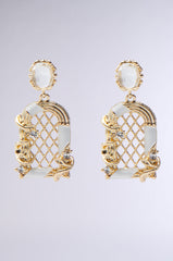 OUTTA THE WAY GOLD EARRING
