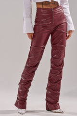 DOWN AND DIRTY FAUX LEATHER PANT