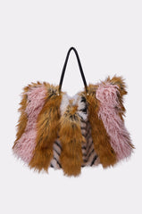 WILD ONE FAUX FUR TOTE