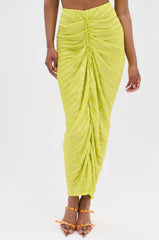 SWEET AS CAN BE GREEN MAXI SKIRT