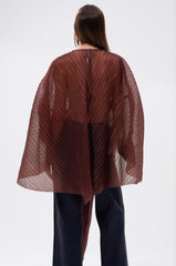 FLY AWAY WITH ME BLOUSE IN BRONZE
