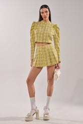 FINN TWEED MINI SKIRT