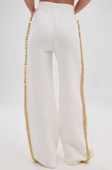 BALLS TO THE WALL JOGGER IN WHITE
