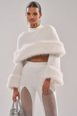 SNOW BUNNY FUR BLOUSE