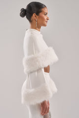 SNOW BUNNY FUR BLOUSE