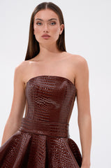 TOO GOOD FOR YOU CROCODILE CORSET