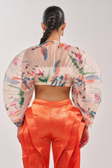 CANDY RAIN PLEATED BLOUSE