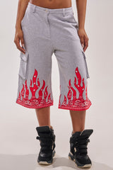 FIRE TO THE FLAMES BERMUDA SHORT