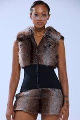 FEELS GOOD FUR BLOUSE