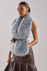 ITS GIVING FUR BLOUSE