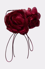 ROSEY FLORAL CHOKER NECKLACE