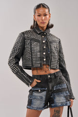 ASHTON RHINESTONE MOTO