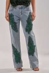 BILLIONAIRE BELLE RHINESTONE JEANS
