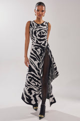 NATOMA FLORAL MAXI SKIRT