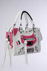 PARIS LOVES ME GRAFFITI PURSE