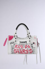 PARIS LOVES ME GRAFFITI PURSE