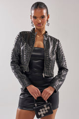 SYLVIE STUDDED MOTO