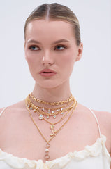 GOING ON A TRIP GOLD NECKLACE SET