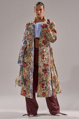SUNDAY PATCHWORK TRENCH