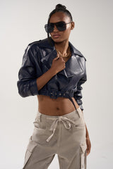 BUTTER LUXE MOTO IN NAVY