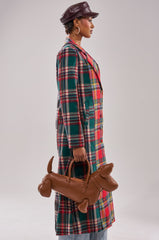 TALK TO ME NICE PATCHWORK TRENCH