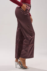 SLOW DOWN SATIN TROUSER