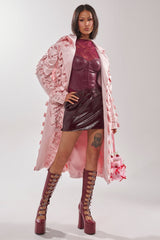 WRAP ME WITH A SATIN BOW TRENCH